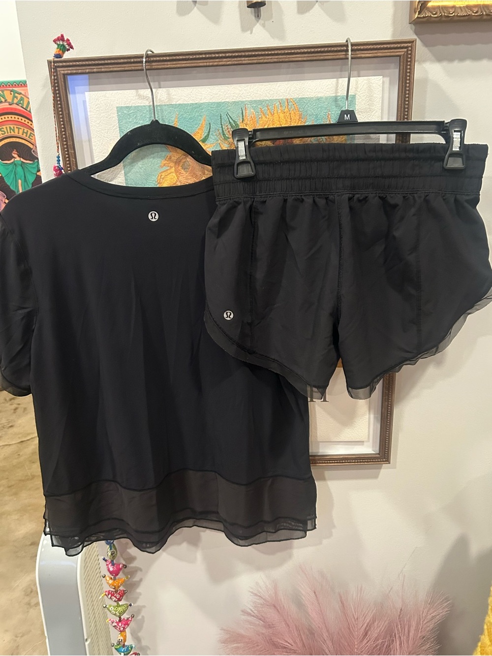 lululemon athletica Women’s Black Workout Set